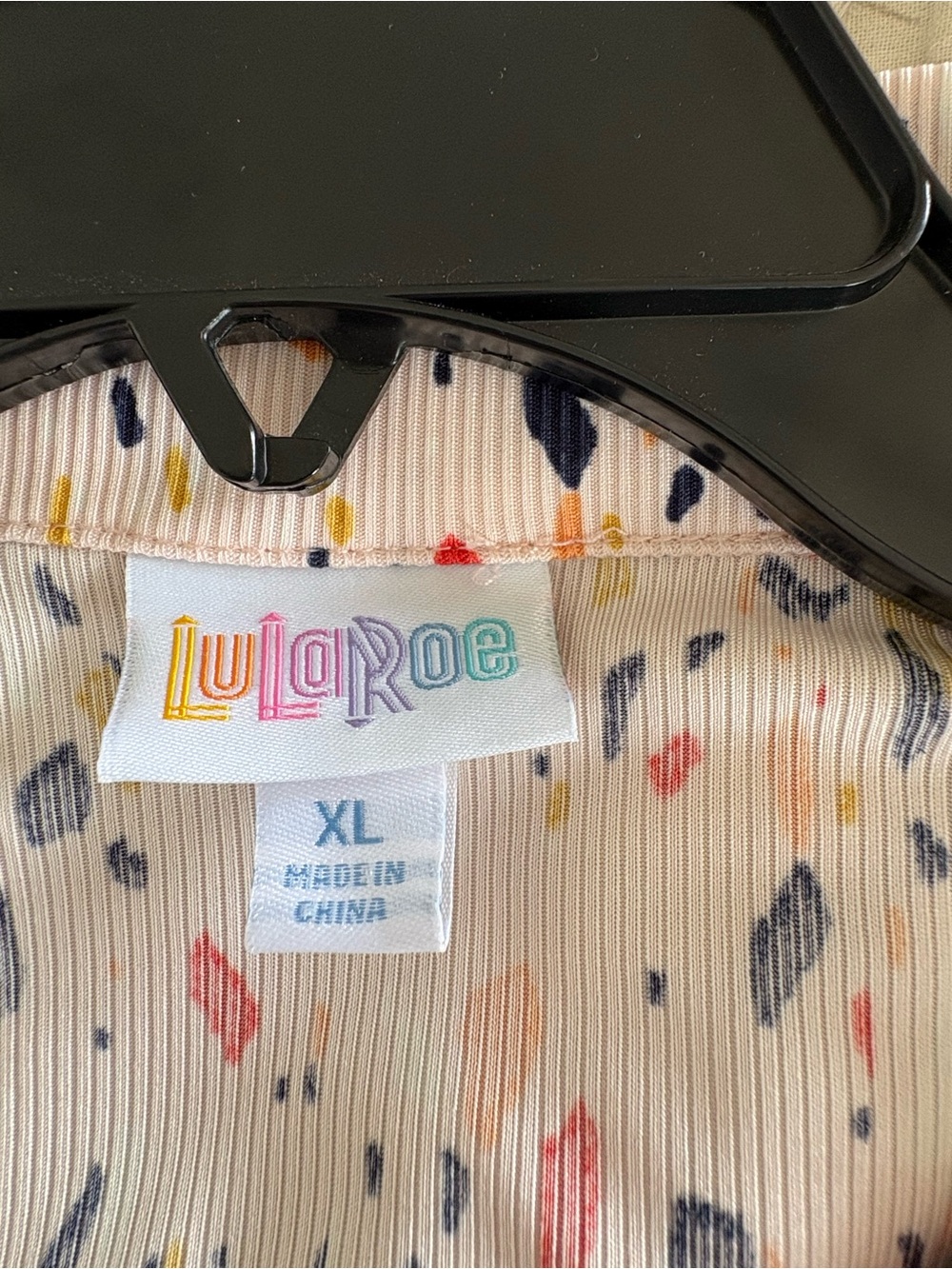 LuLaRoe Pink Speckled Midi Shirt Dress with Tie Waist - Picture 3 of 6